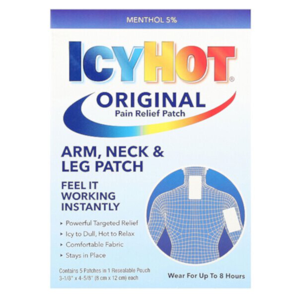 Original Pain Relief Patch, 5 Patches Icy Hot