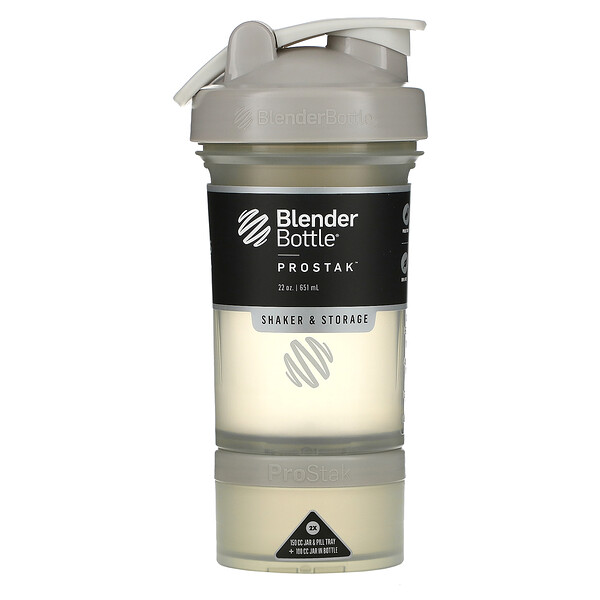 Pro Stak, Дымчато-серый, 22 унции (651 мл) Blender Bottle