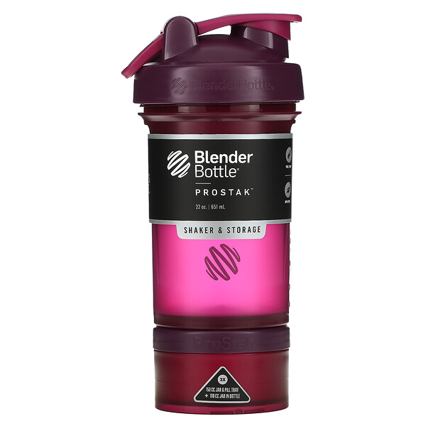 Pro Stak, Слива, 22 унции (651 мл) Blender Bottle