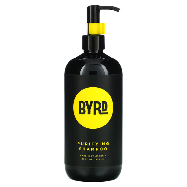 Очищающий шампунь, для всех типов волос, соленый кокос, 16 жидких унций (473 мл) Byrd Hairdo Products