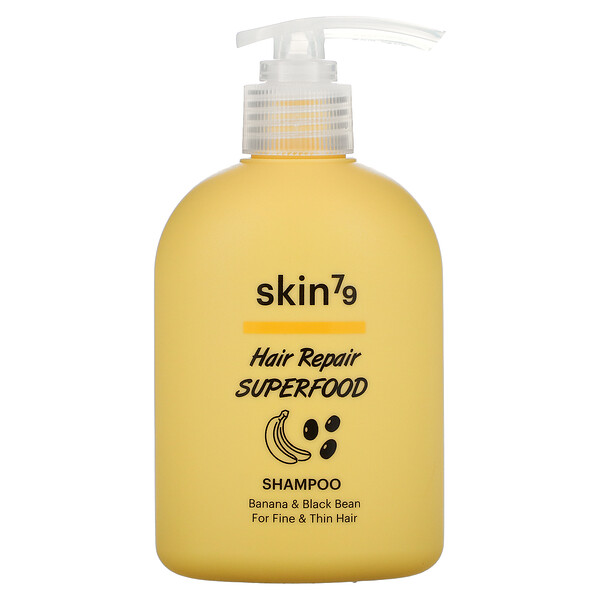 Hair Repair Superfood, Шампунь для тонких и тонких волос, банан и черная фасоль, 7,77 ж. унц. (230 мл) Skin79
