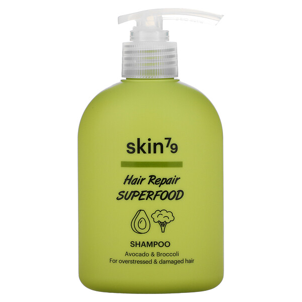 Hair Repair Superfood, Шампунь для перенапряженных и поврежденных волос, авокадо и брокколи, 7,77 ж. унц. (230 мл) Skin79