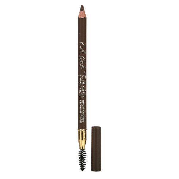 Пудровый карандаш для бровей Featherlite, средне-коричневый, 0,04 унции (1,1 г) L.A. Girl
