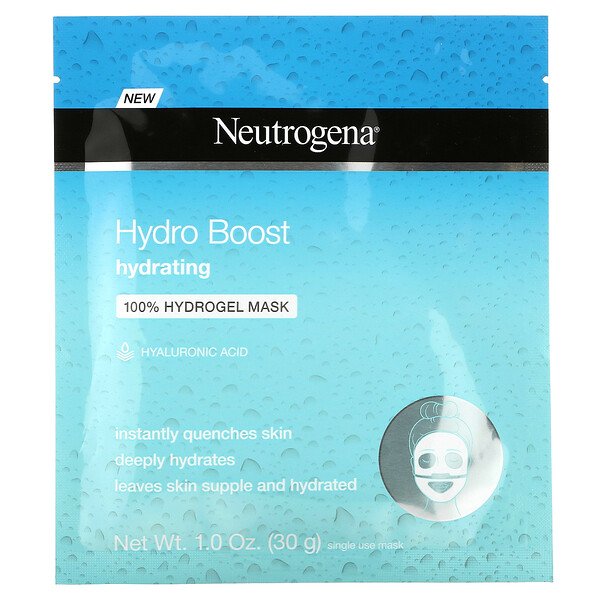 Увлажняющая косметическая маска Hydro Boost, 1 одноразовая маска, 1,0 унция (30 г) Neutrogena