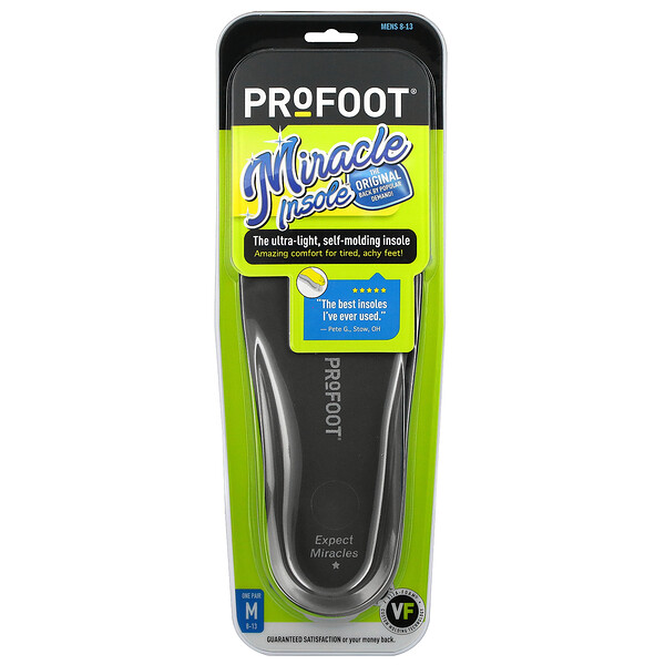 Унисекс Аксессуары для обуви Profoot Miracle Insole,  8-13, 1 Пара Profoot