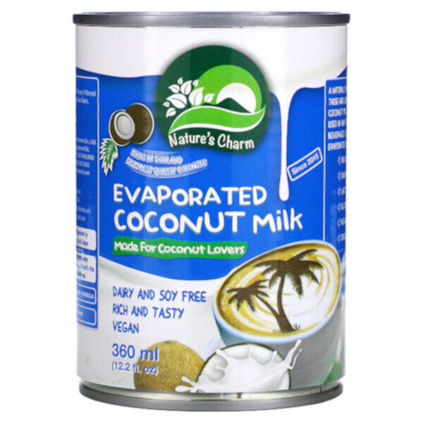 Сгущенное кокосовое молоко, 12,2 жидких унций (360 мл) Nature's Charm