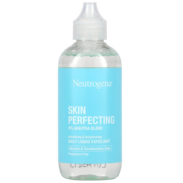 Skin Perfecting, Ежедневный жидкий эксфолиант, для нормальной и комбинированной кожи, без запаха, 4 жидких унции (118 мл) Neutrogena