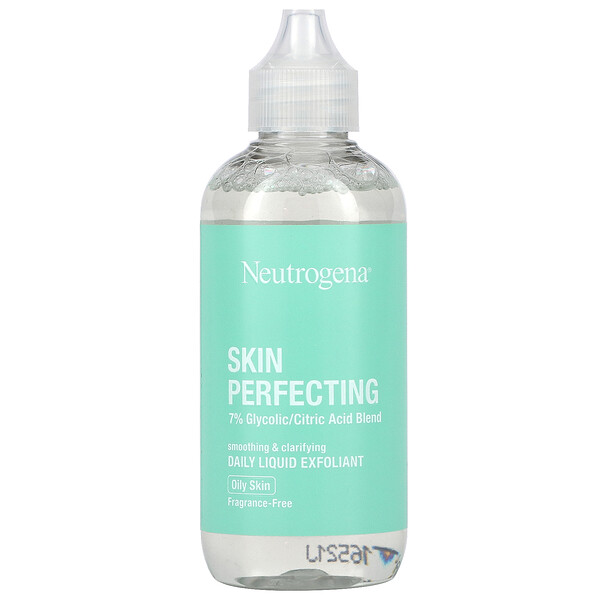 Skin Perfecting, Ежедневный жидкий эксфолиант для жирной кожи, без запаха, 4 жидких унции (118 мл) Neutrogena