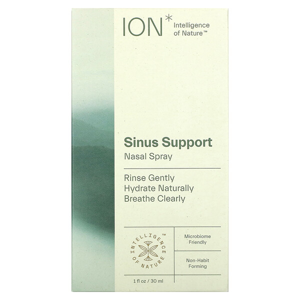Назальный спрей Sinus Support, 1 жидкая унция (30 мл) ION Biome