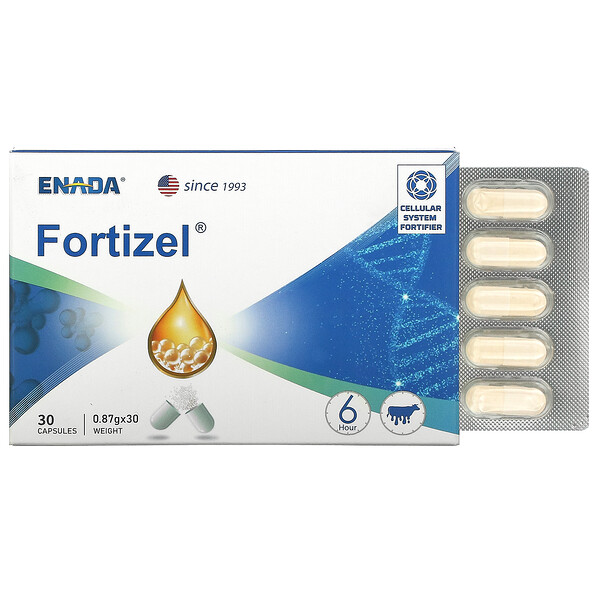Fortizel, Средство для укрепления клеточной системы, 30 капсул ENADA