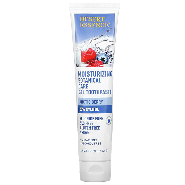 Moisturizing Botanical Care Gel Toothpaste, арктическая ягода, 4,5 унции (128 г) Desert Essence