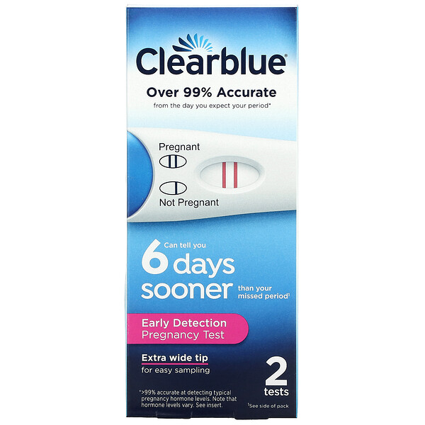 Тест раннего выявления беременности, 2 теста Clearblue