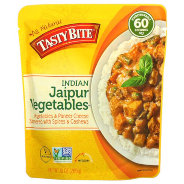 Индийские овощи Джайпура, средние, 10 унций (285 г) Tasty Bite