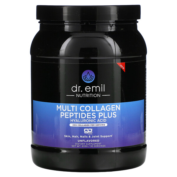 Multi Collagen Peptides Plus, без вкуса, 663 г Dr. Emil Nutrition