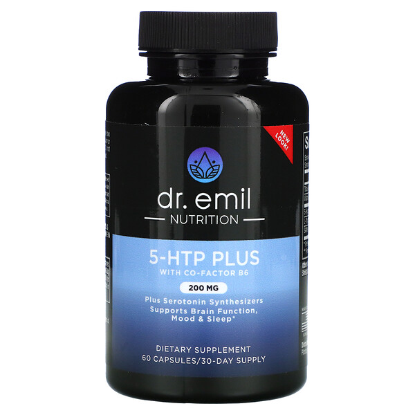 5-HTP Plus, 200 мг, 60 капсул Dr. Emil Nutrition