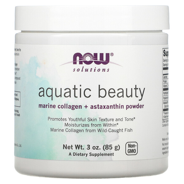 Aquatic Beauty Powder, 3 унции (85 г) NOW Foods