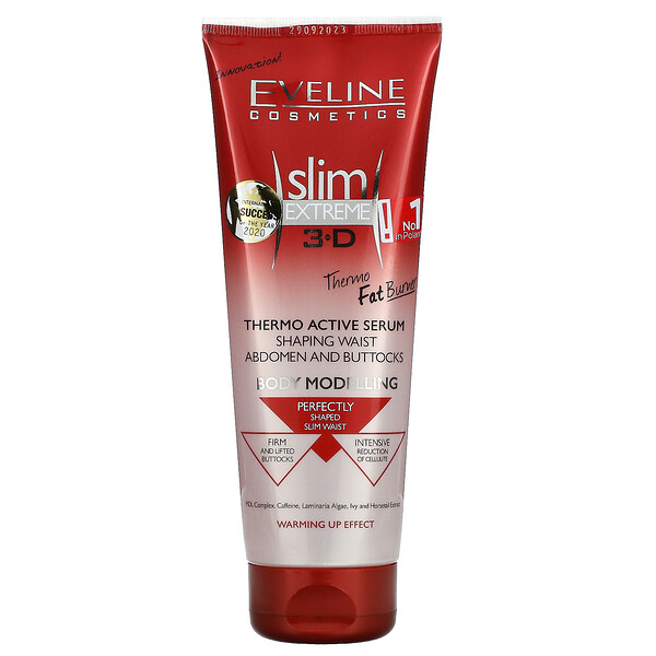 Slim Extreme 3D, термоактивная сыворотка, 8,8 жидких унций (250 мл) Eveline Cosmetics