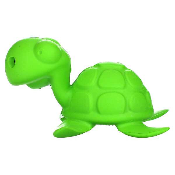 Bathtub Pals, Игрушка для ванны из натурального каучука, от 2 месяцев, черепаха, 1 игрушка Begin Again Toys