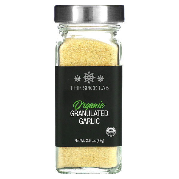 Органический гранулированный чеснок, 2,6 унции (73 г) The Spice Lab