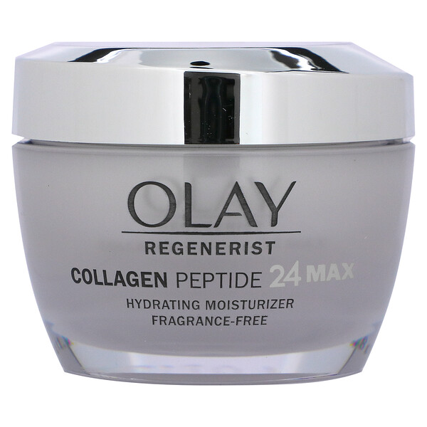 Regenerist, Collagen Peptide 24 Hydrating Moisturizer, без запаха, 1,7 унции (48 г) Olay
