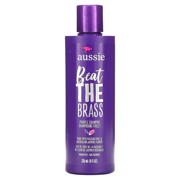 Beat The Brass, Фиолетовый шампунь, 8 жидких унций (236 мл) Aussie