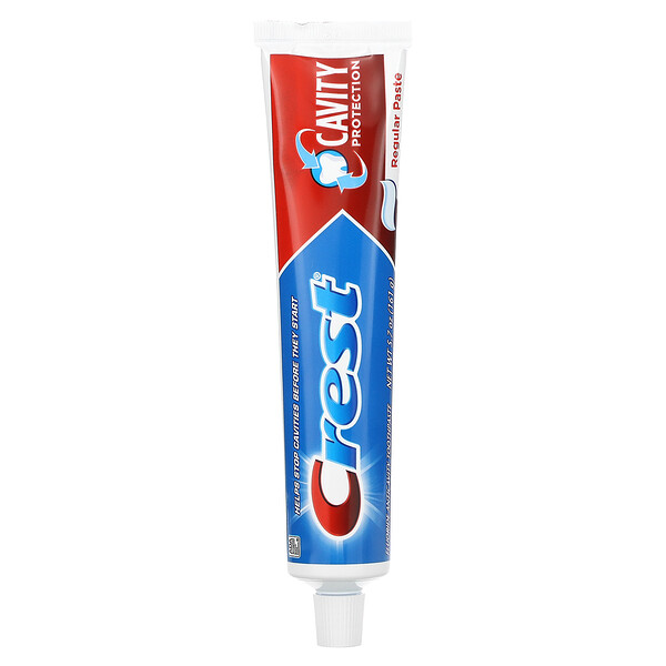 Cavity Protection, Зубная паста против кариеса с фтором, обычная, 5,7 унции (161 г) Crest