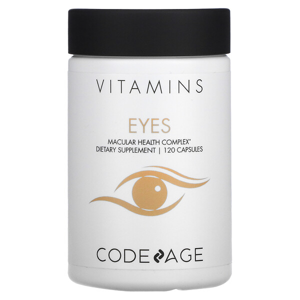 Eyes Vitamin, комплекс для здоровья желтого пятна, 120 капсул Codeage