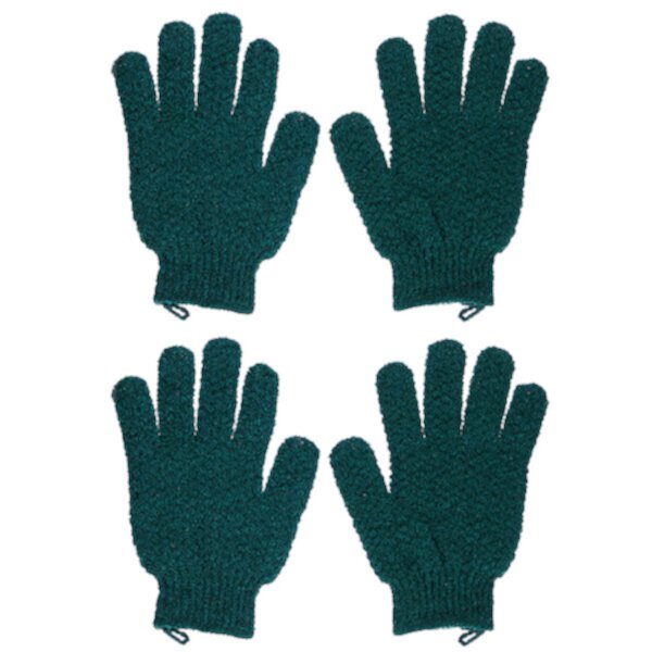 Отшелушивающие перчатки, среднее отшелушивание, зеленые, 2 пары Beauty By Earth