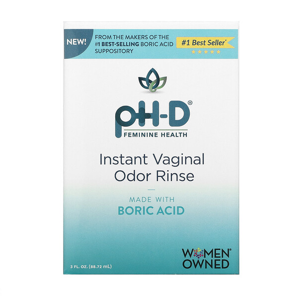 Мгновенное средство от вагинального запаха, 3 жидких унции (88,72 мл) PH-D Feminine Health