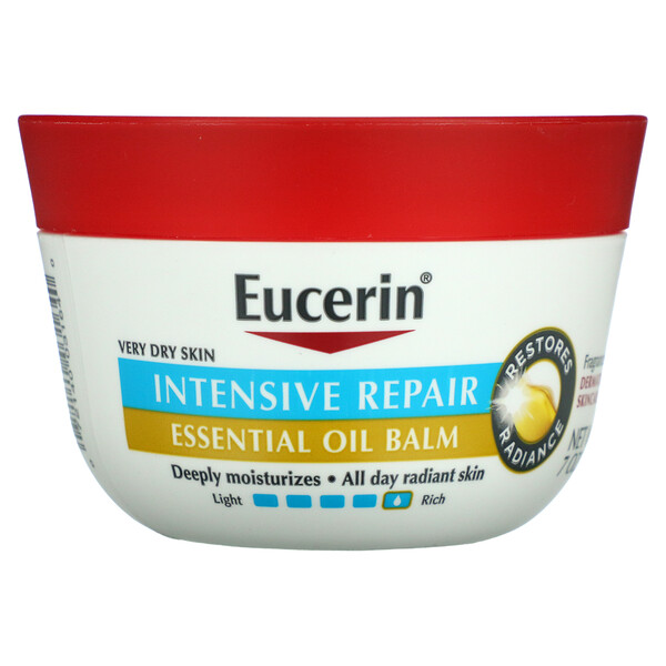 Интенсивный восстанавливающий бальзам с эфирными маслами, без запаха, 7 унций (198 г) Eucerin