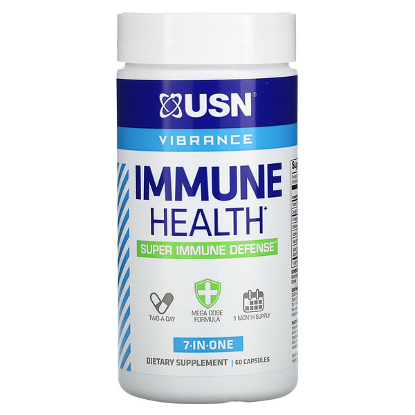 Immune Health, Супериммунная защита, 60 капсул USN