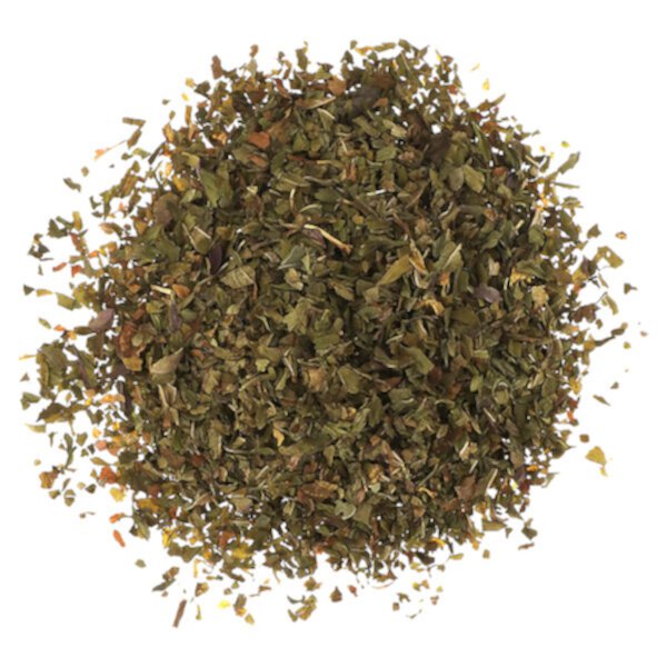 Органическая перечная мята, Травяной отвар из цельных листьев, 1 фунт (16 унций) Heavenly Tea Leaves