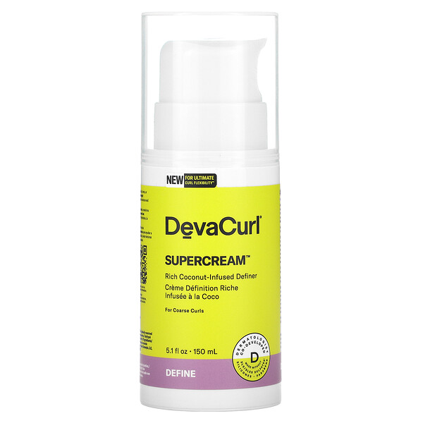 Supercream, Очищающее средство с добавлением кокоса, 5,1 ж. унц. (150 мл) DevaCurl