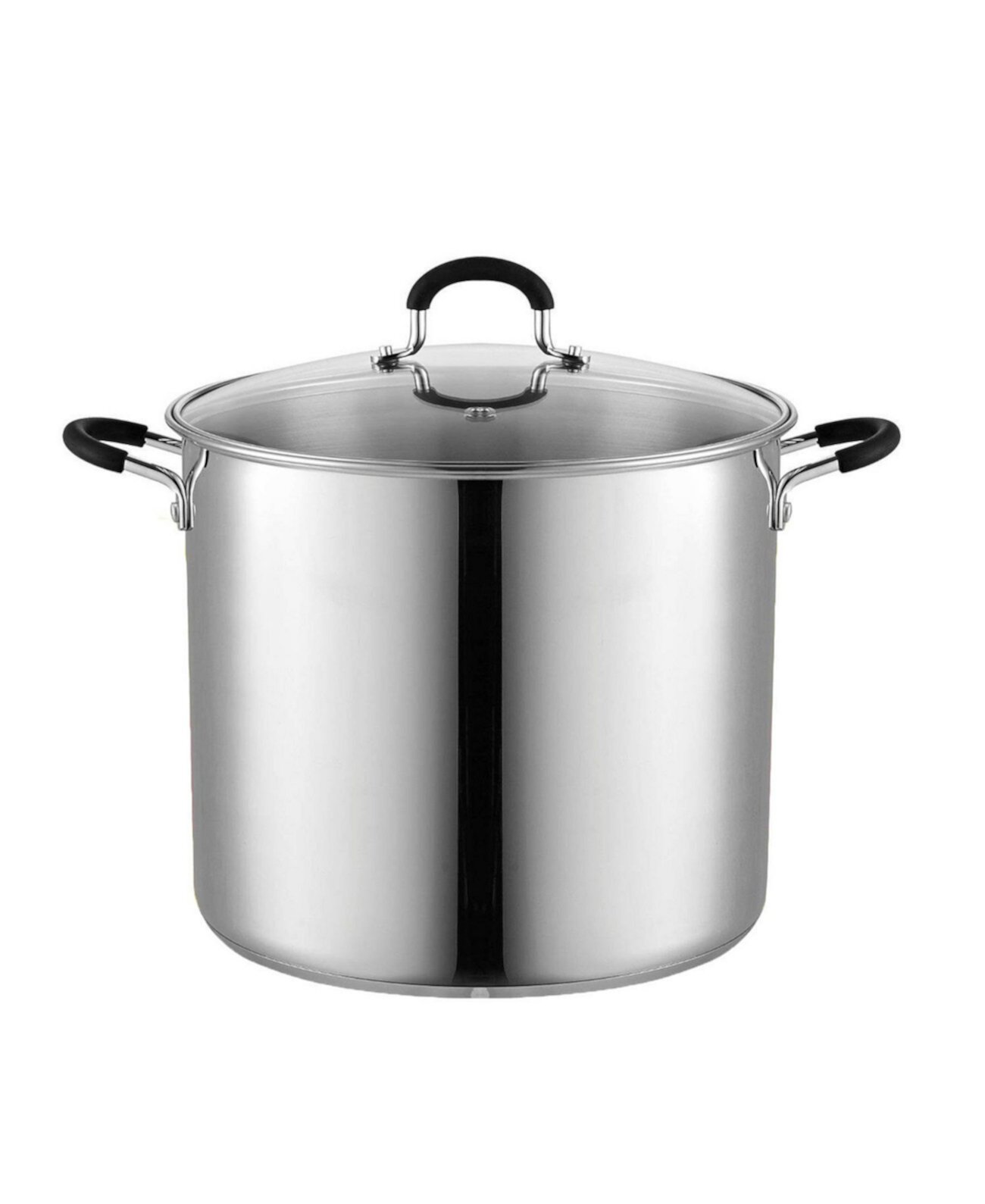 Кастрюля из нержавеющей стали. Stockpot. Коструля amwea. A Pencil Colour of Cooking Silver covered with a Lid.