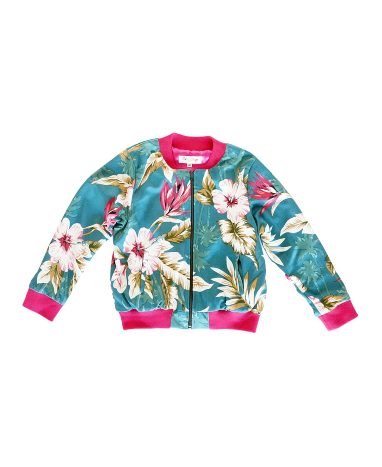 Куртка-бомбер Jaketi с цветочным принтом для девочек Big Girls Mixed Up Clothing