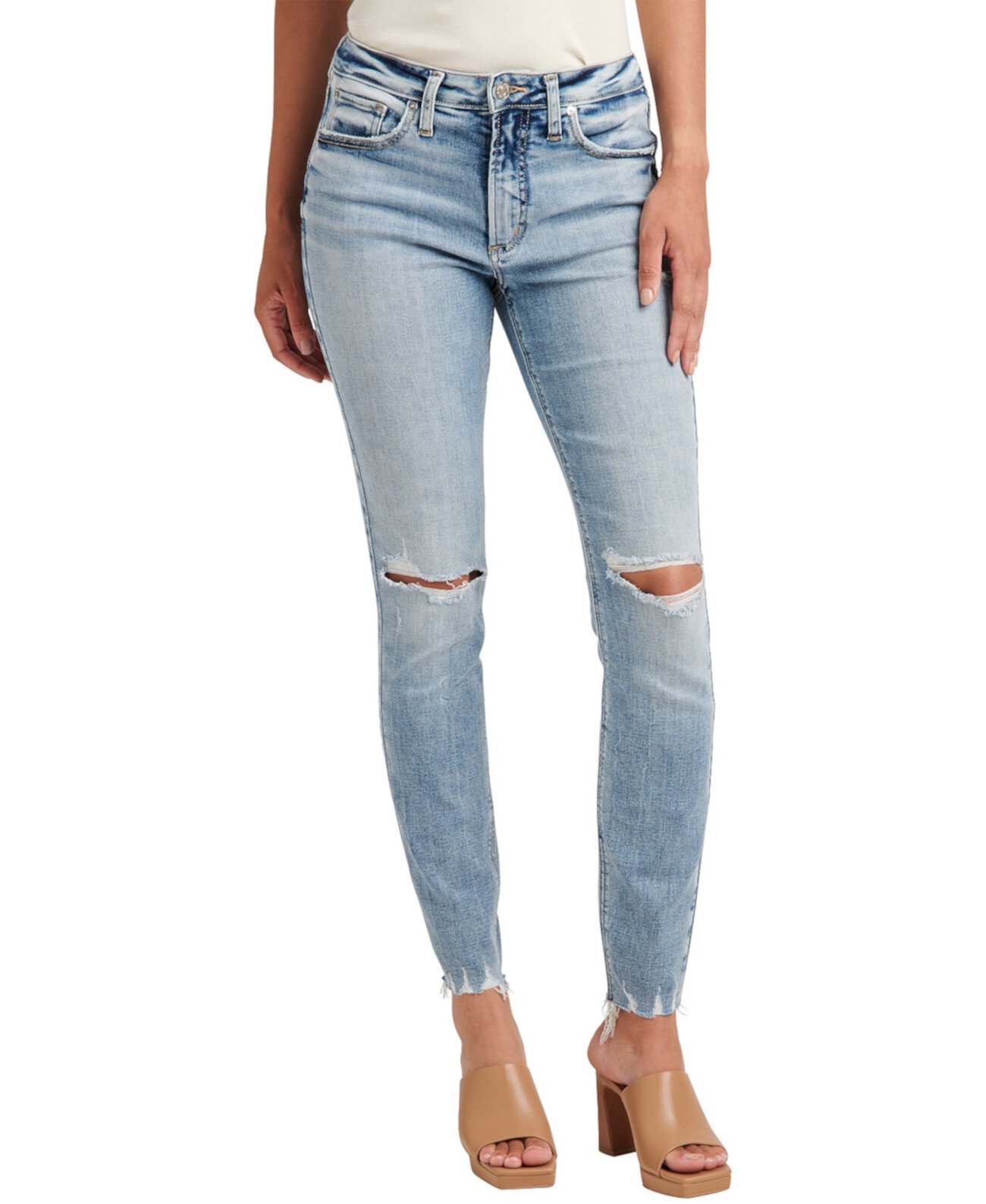 Самые популярные женские джинсы-скинни со средней посадкой Silver Jeans Co.