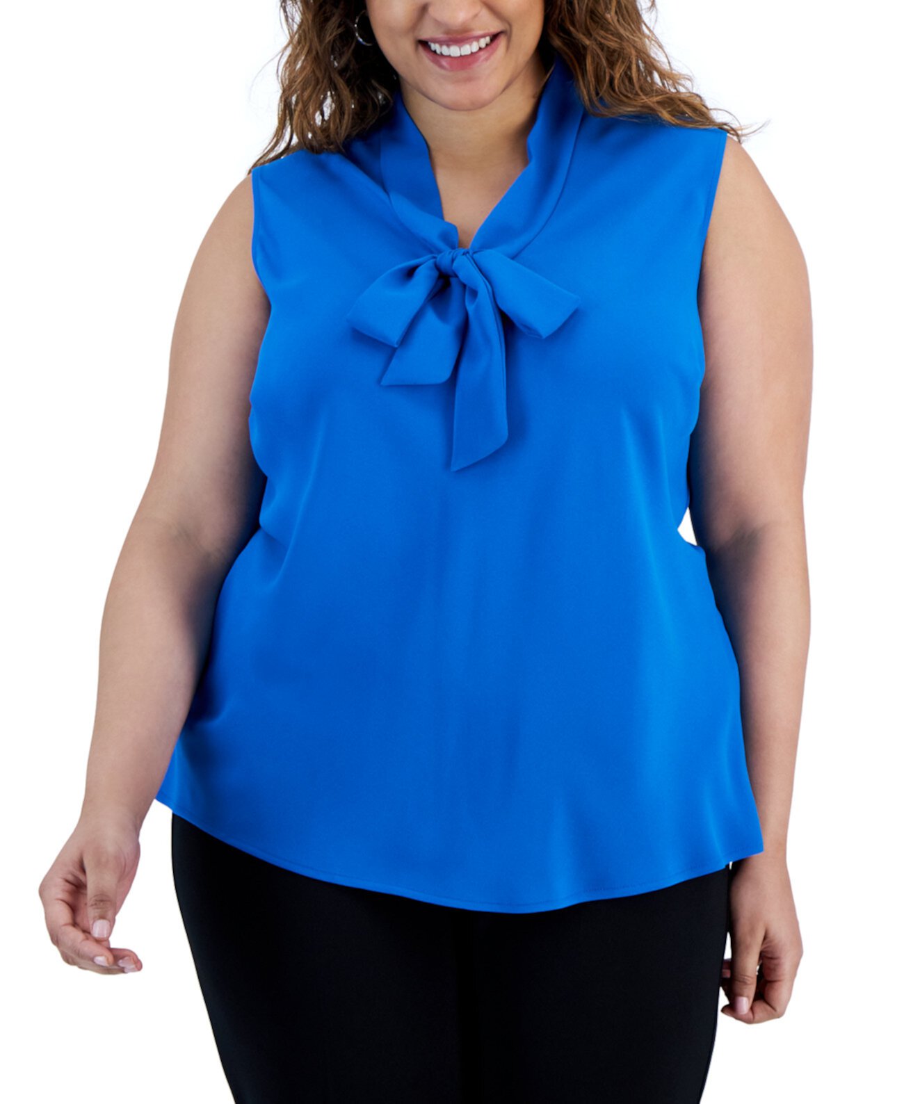 Plus Size Bow Top Kasper