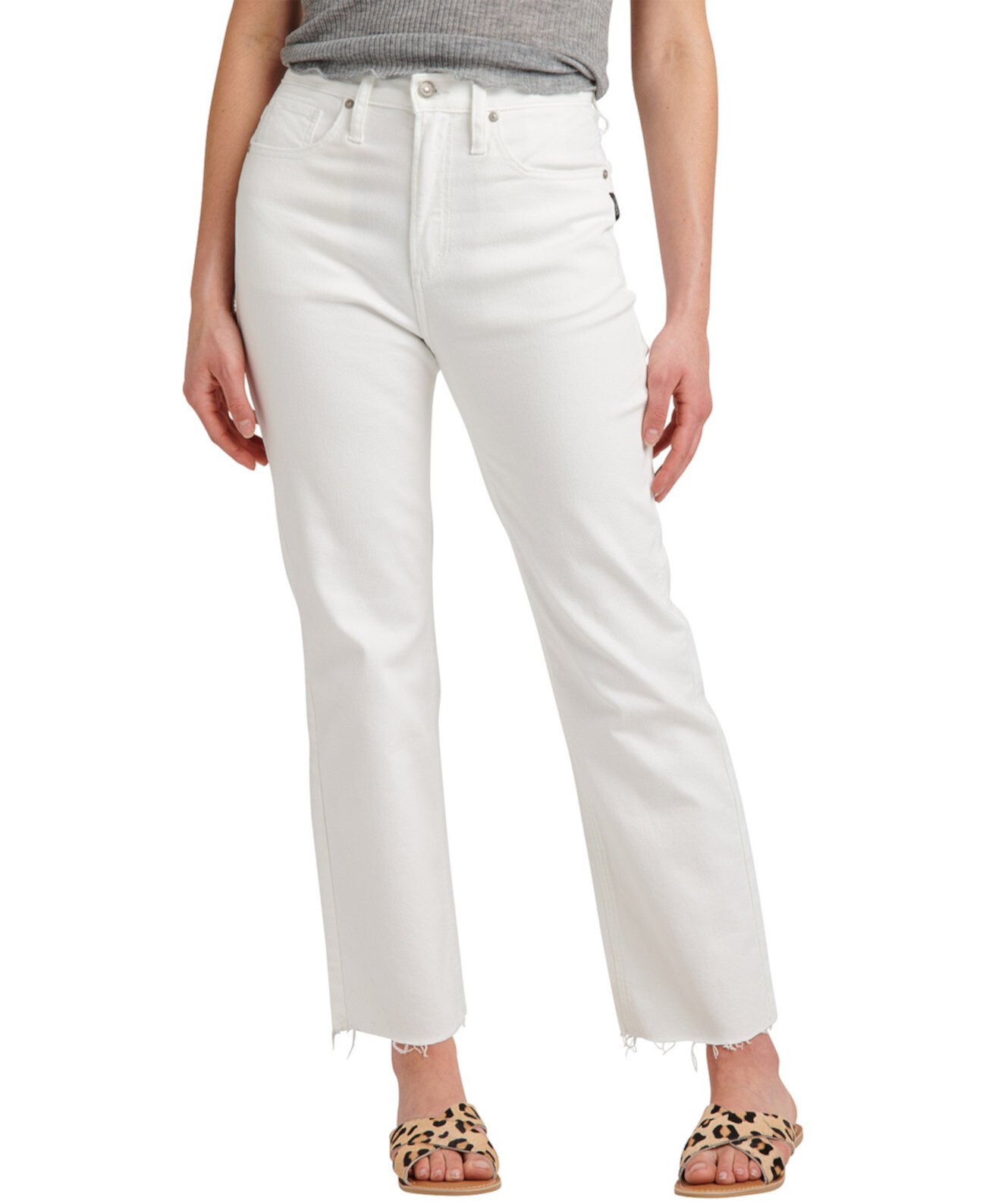 Очень желанные женские прямые брюки с высокой посадкой Silver Jeans Co.