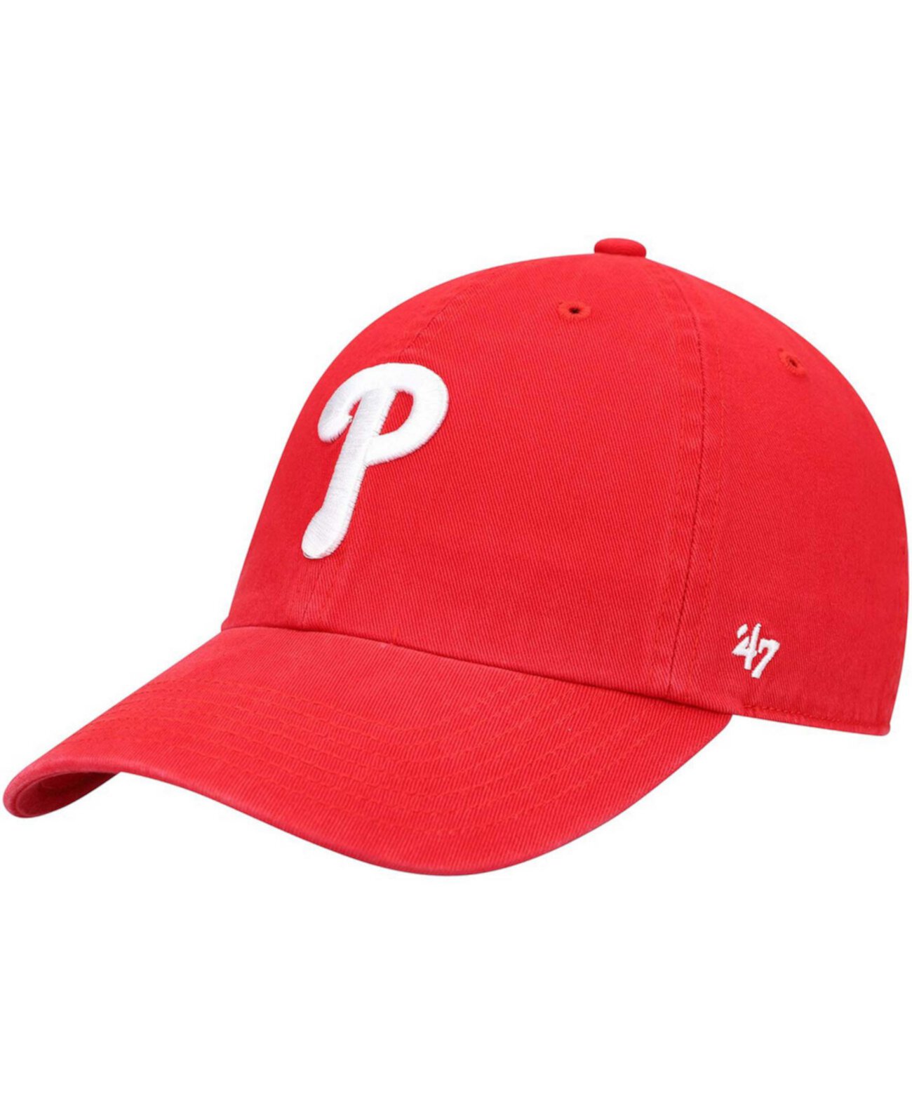 Регулируемая детская красная бейсболка с логотипом Philadelphia Phillies '47 Brand