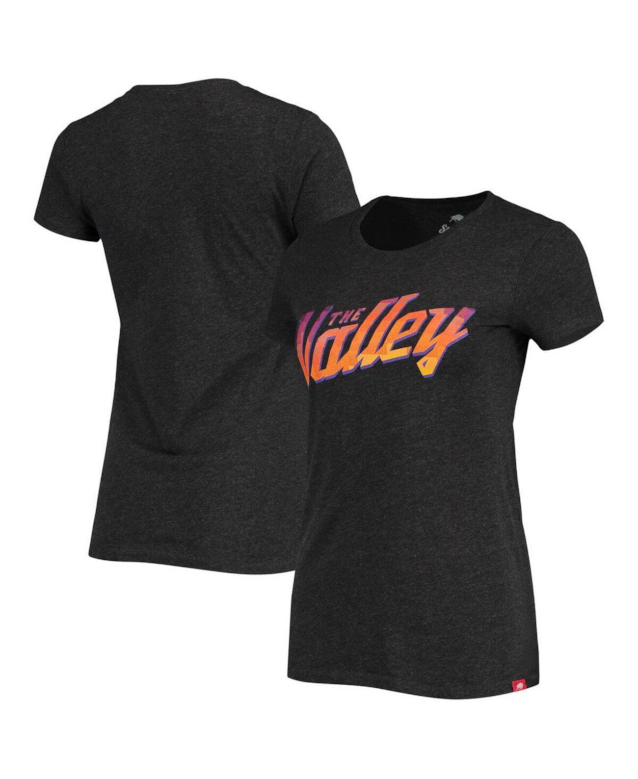 Женская черная футболка Phoenix Suns The Valley City Edition Sportiqe