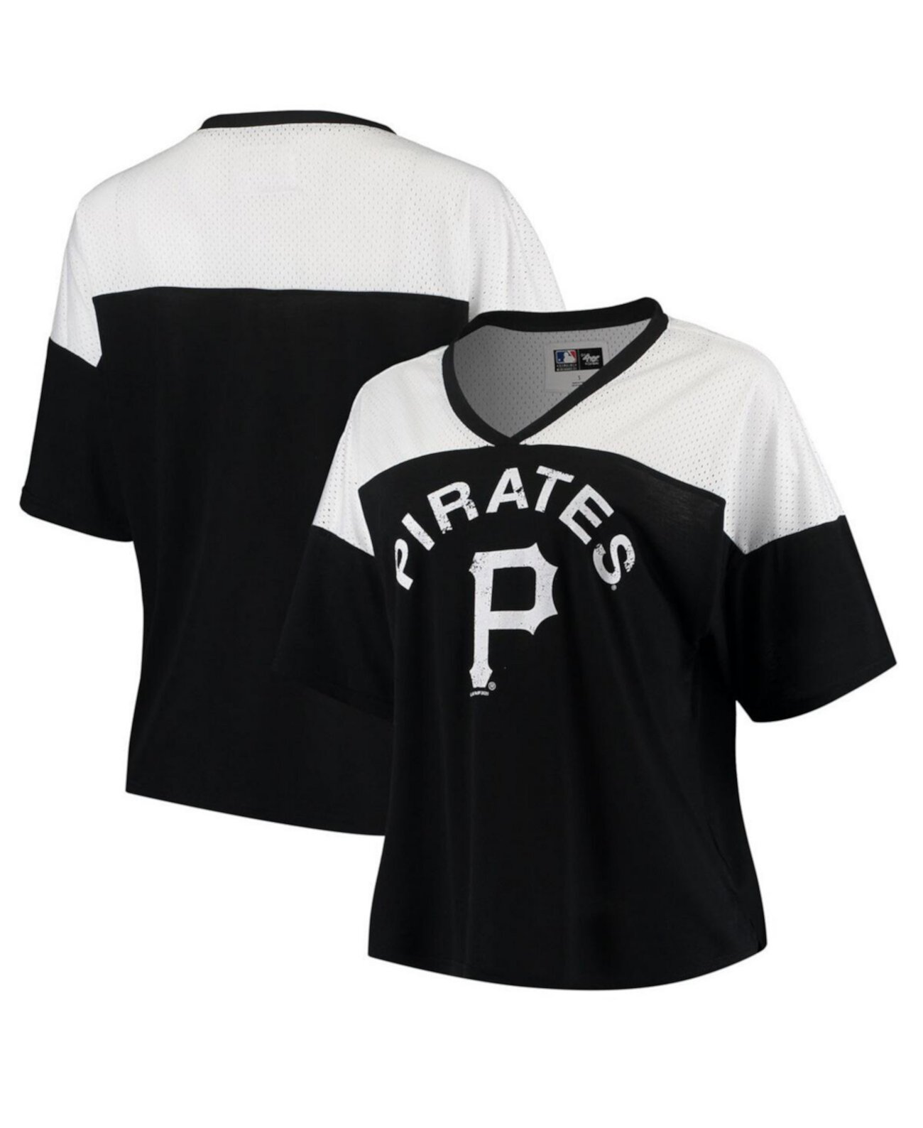 Женская черная футболка Pittsburgh Pirates All World с v-образным вырезом G-III Sports