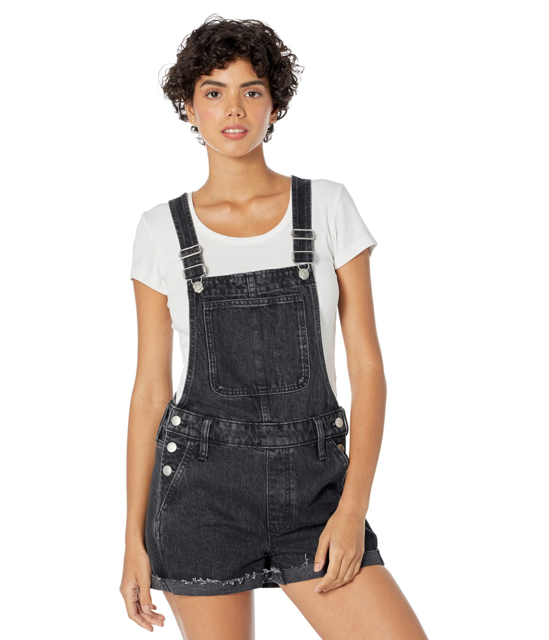 Adirondack Short Overalls in Lunar Wash Madewell