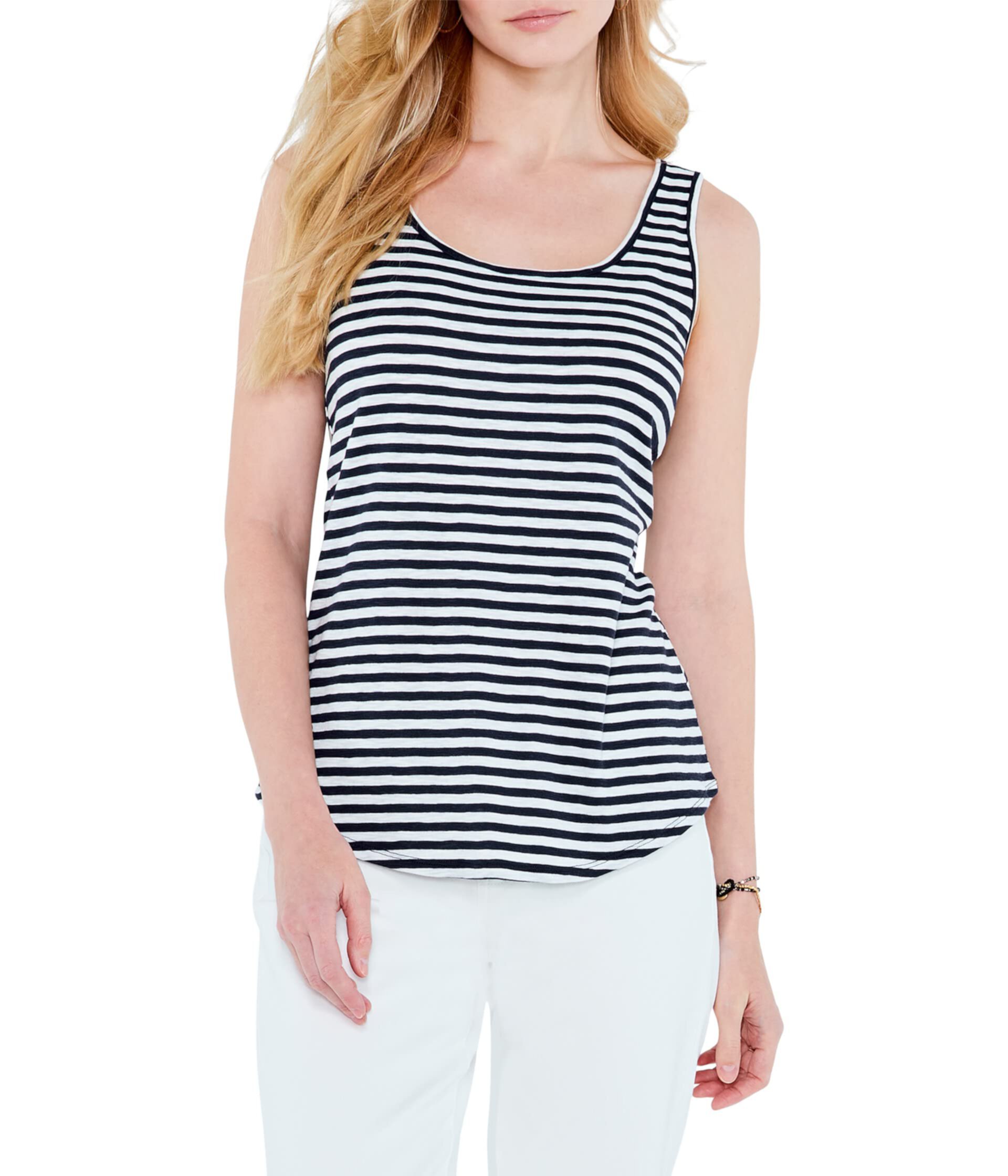 Stripe Scoop Tank Nic+Zoe