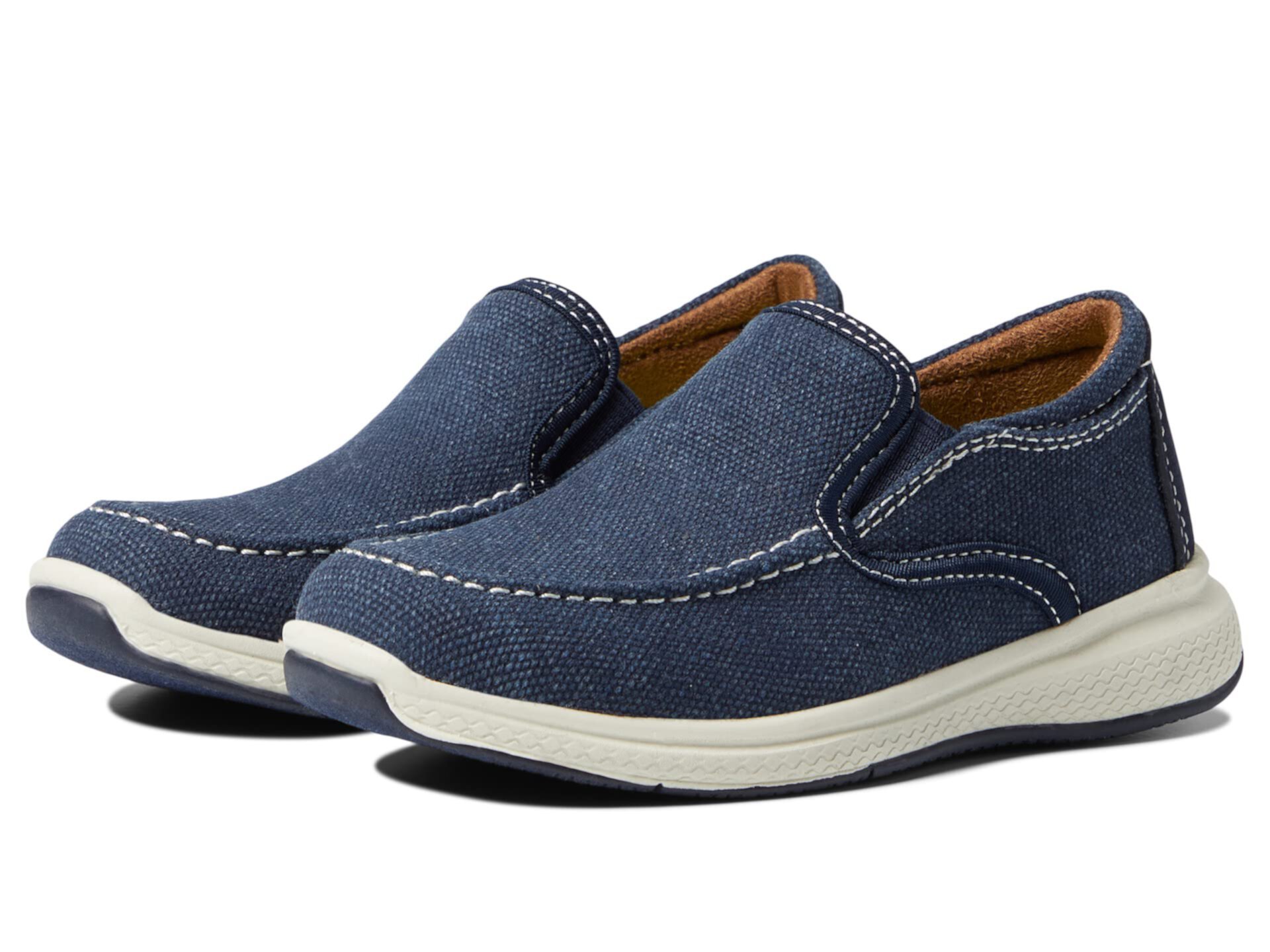 Детские мокасины Florsheim Kids Venture Canvas Venetian Jr. с мягким верхом из текстиля и кожи Florsheim Kids