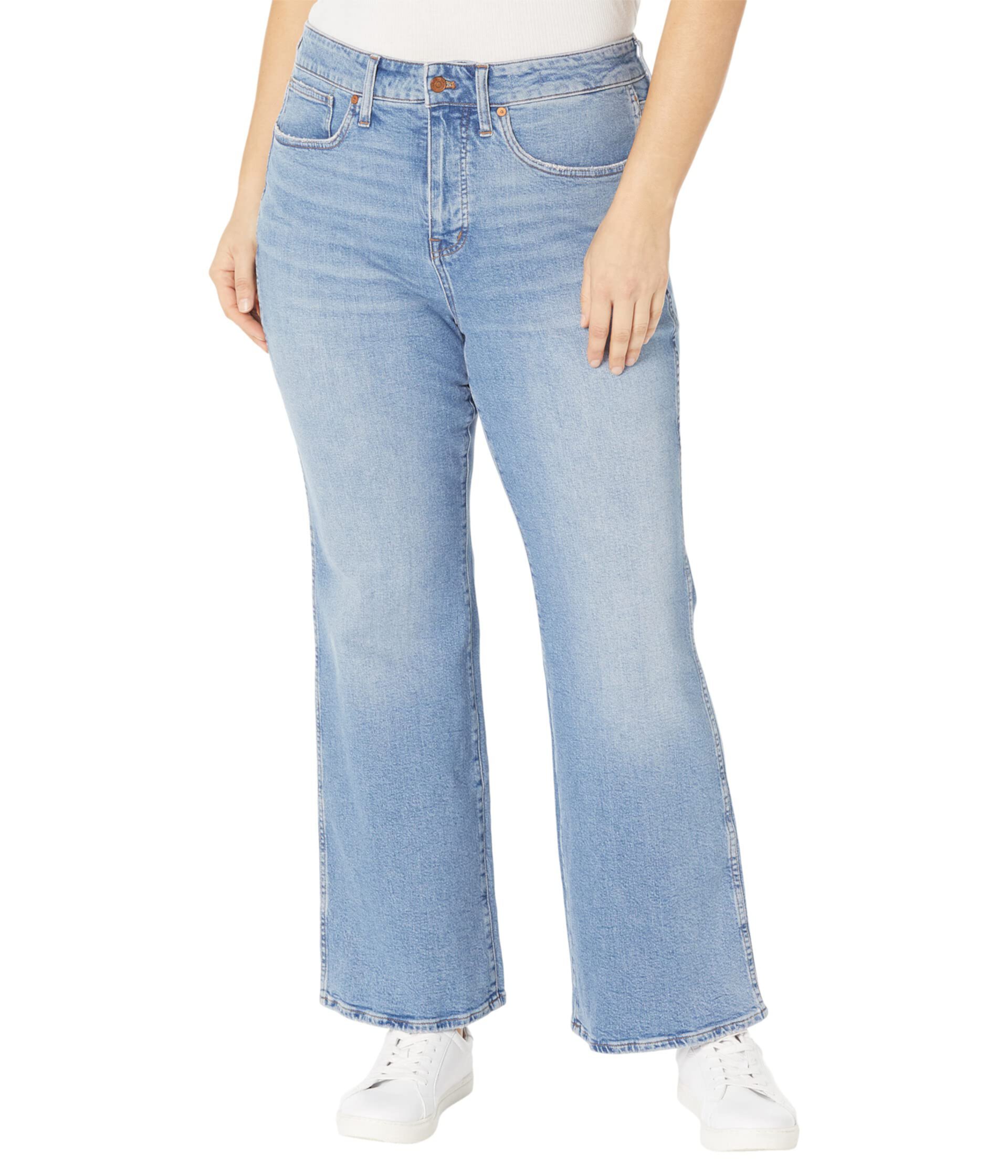 Plus High-Rise Flare Jeans in Caine Wash Madewell