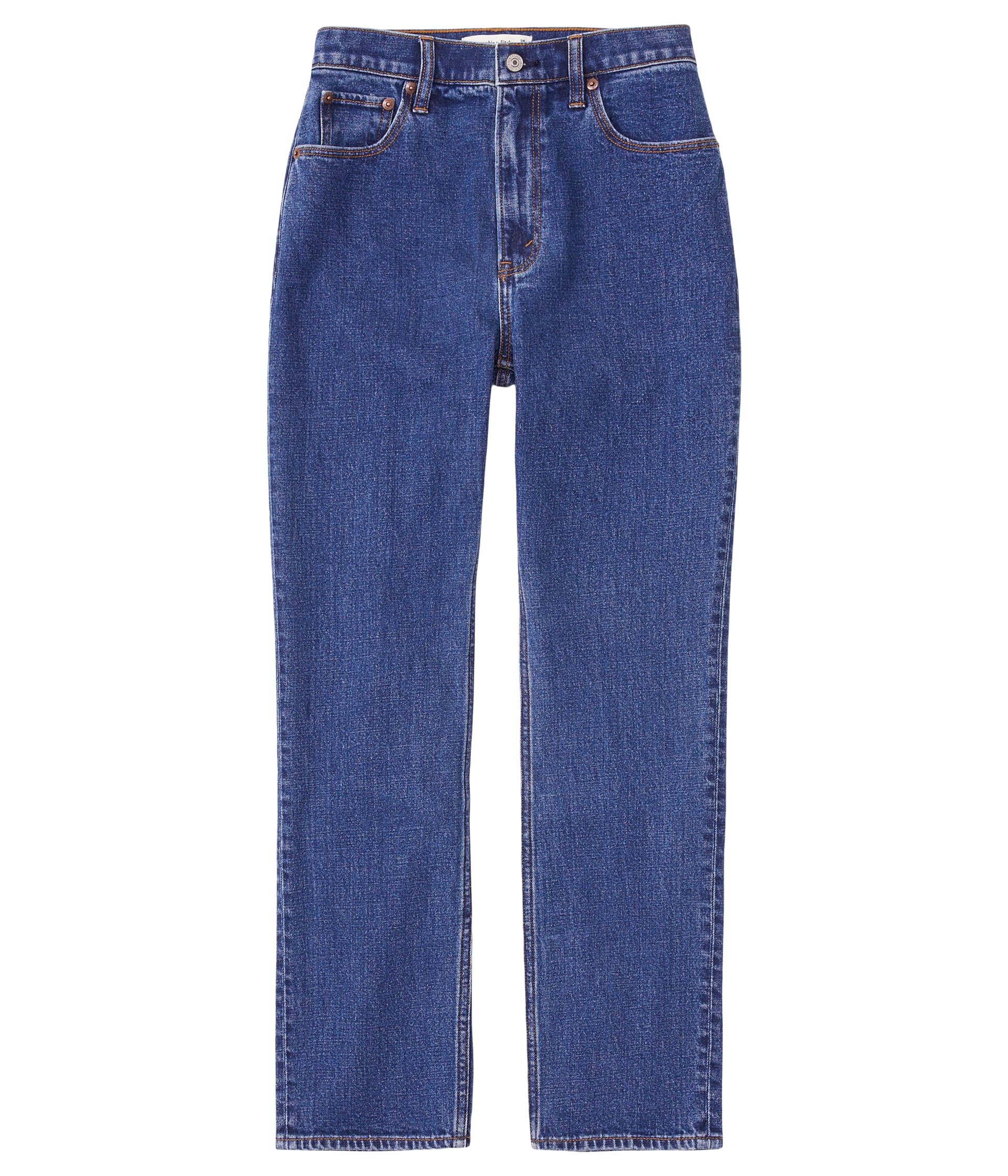 Прямые джинсы до щиколотки Curve Love с ультравысокой посадкой Abercrombie & Fitch