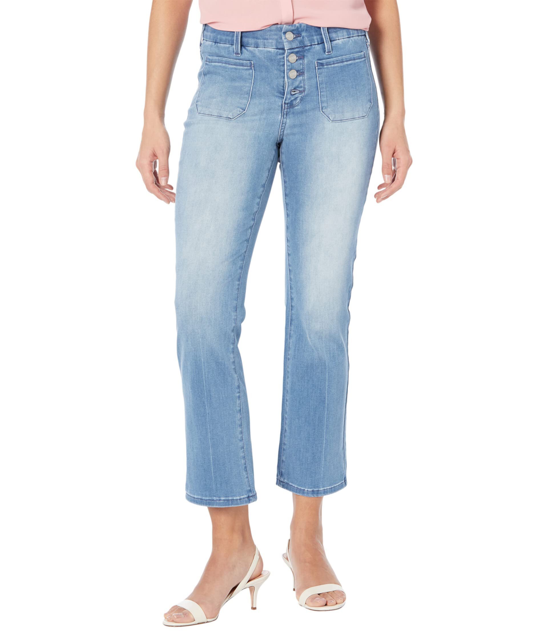 Waist Match Marilyn Straight Ankle Pants in Everly Nydj