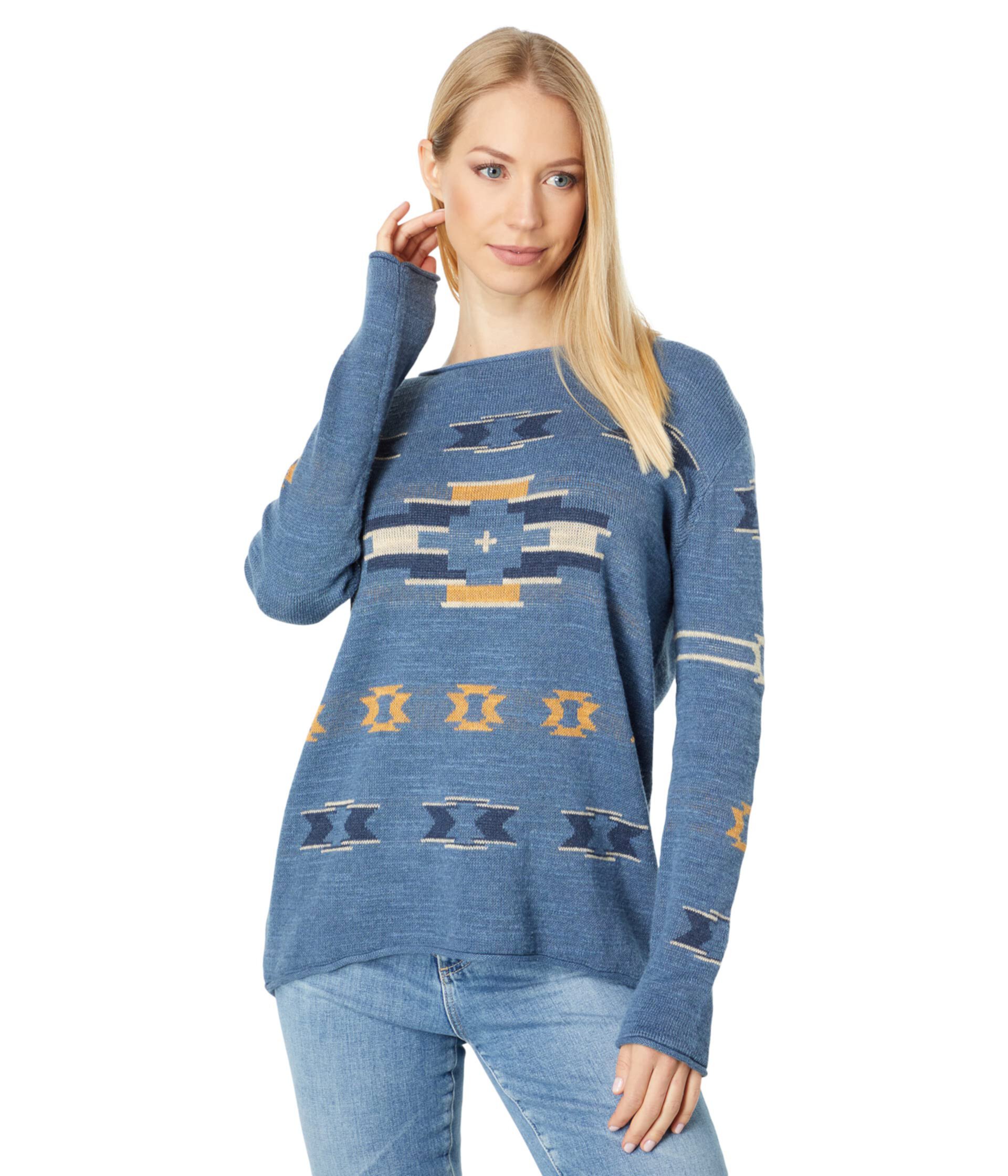 Графический пуловер с длинными рукавами Pendleton