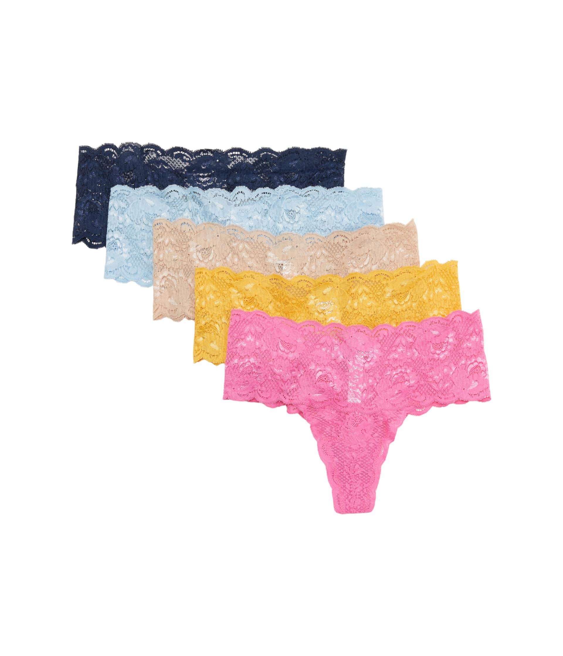 Never Say Never Comfie Thongs 5Pk Cosabella