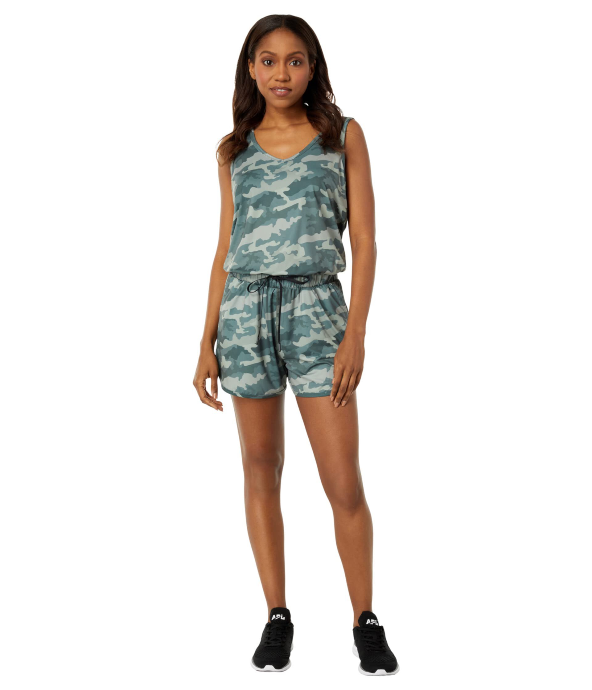 Printed Sport Romper Thrive Societe